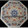 Marble inlay carpet design table top 26" WP-2639